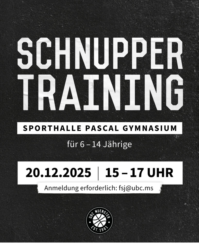 SCHNUPPERTRAINING im Dezember