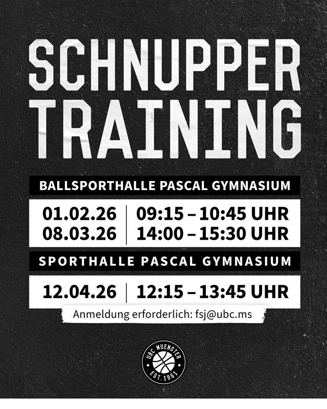 Schnuppertrainings