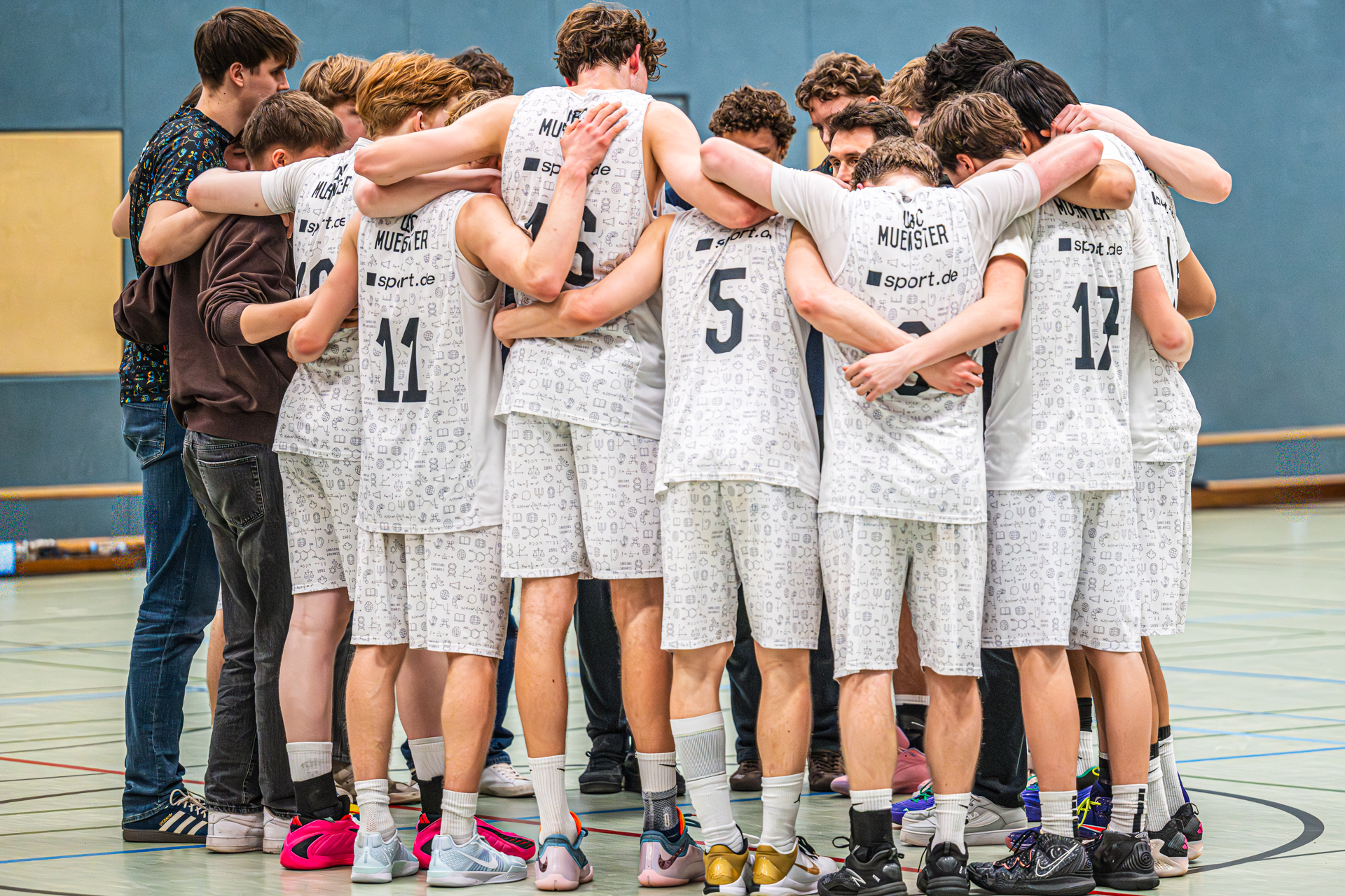 Zusammenhalt im Nachwuchs: Das NBBL-Team des UBC, März 2026
